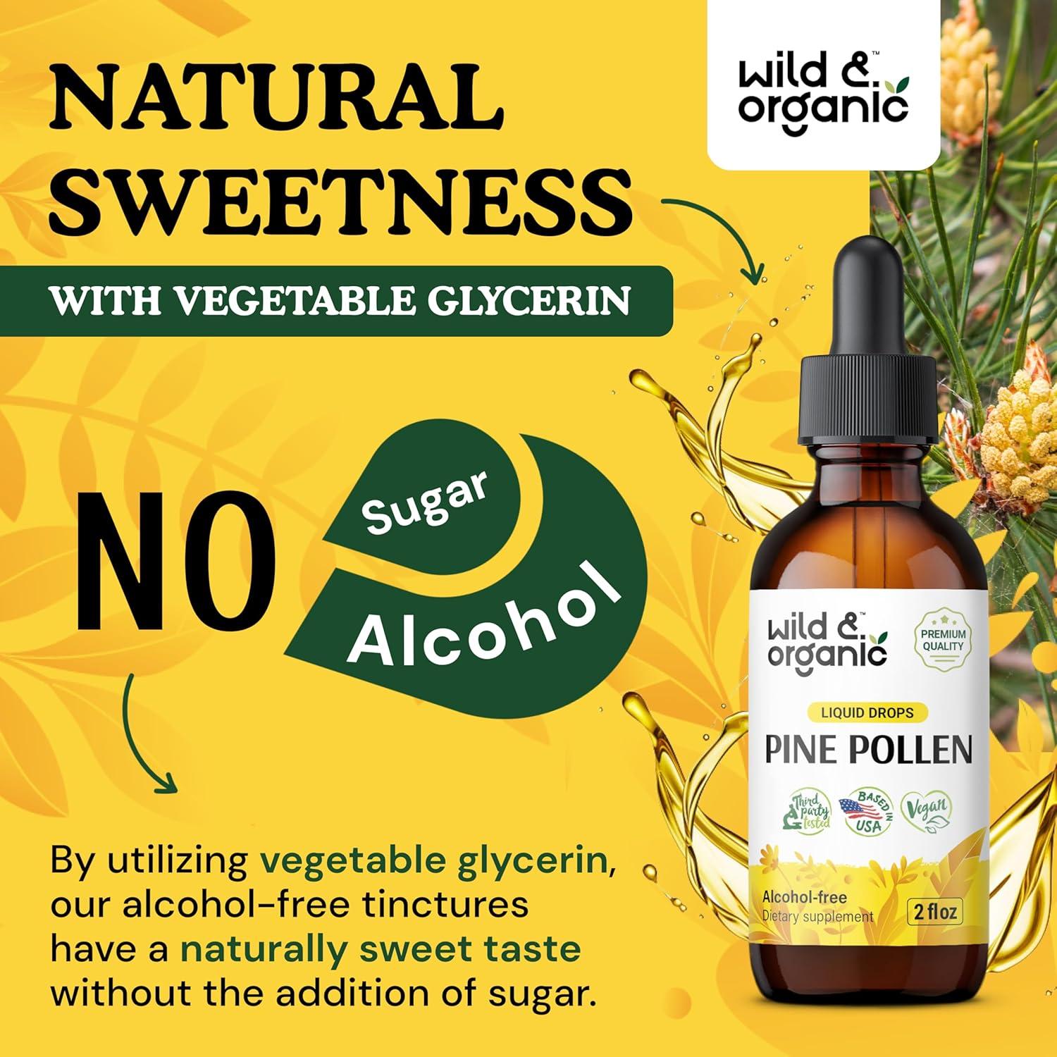 Tintura de Polen de Pino Silvestre y Orgánico 59 ml - Vegano