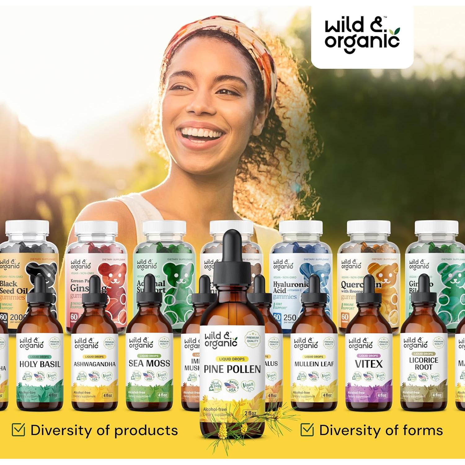 Tintura de Polen de Pino Silvestre y Orgánico 59 ml - Vegano