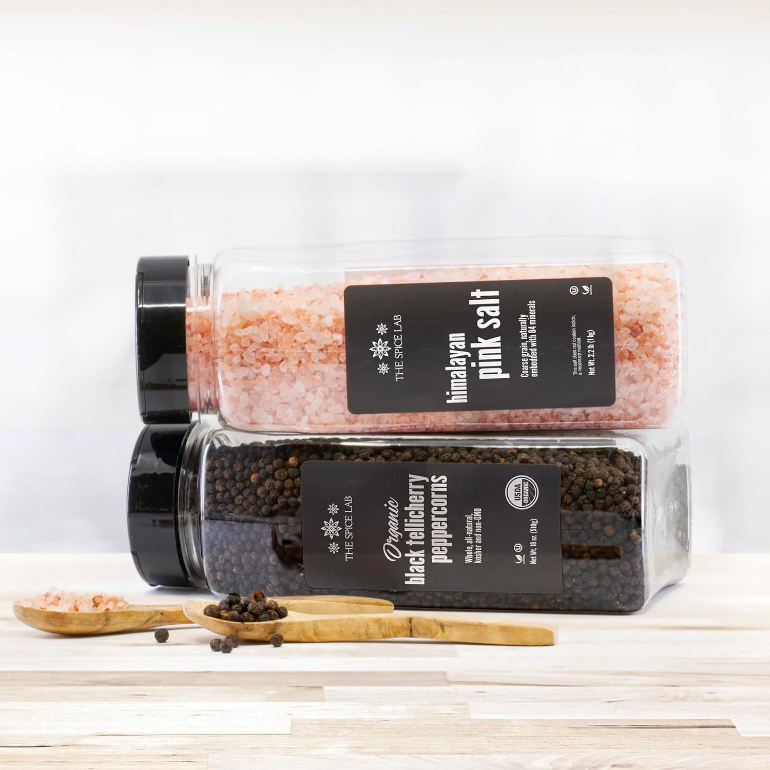 Sal de Himalaya Rosa Gruesa 1kg y Pimienta Tellicherry 510g - The Spice Lab