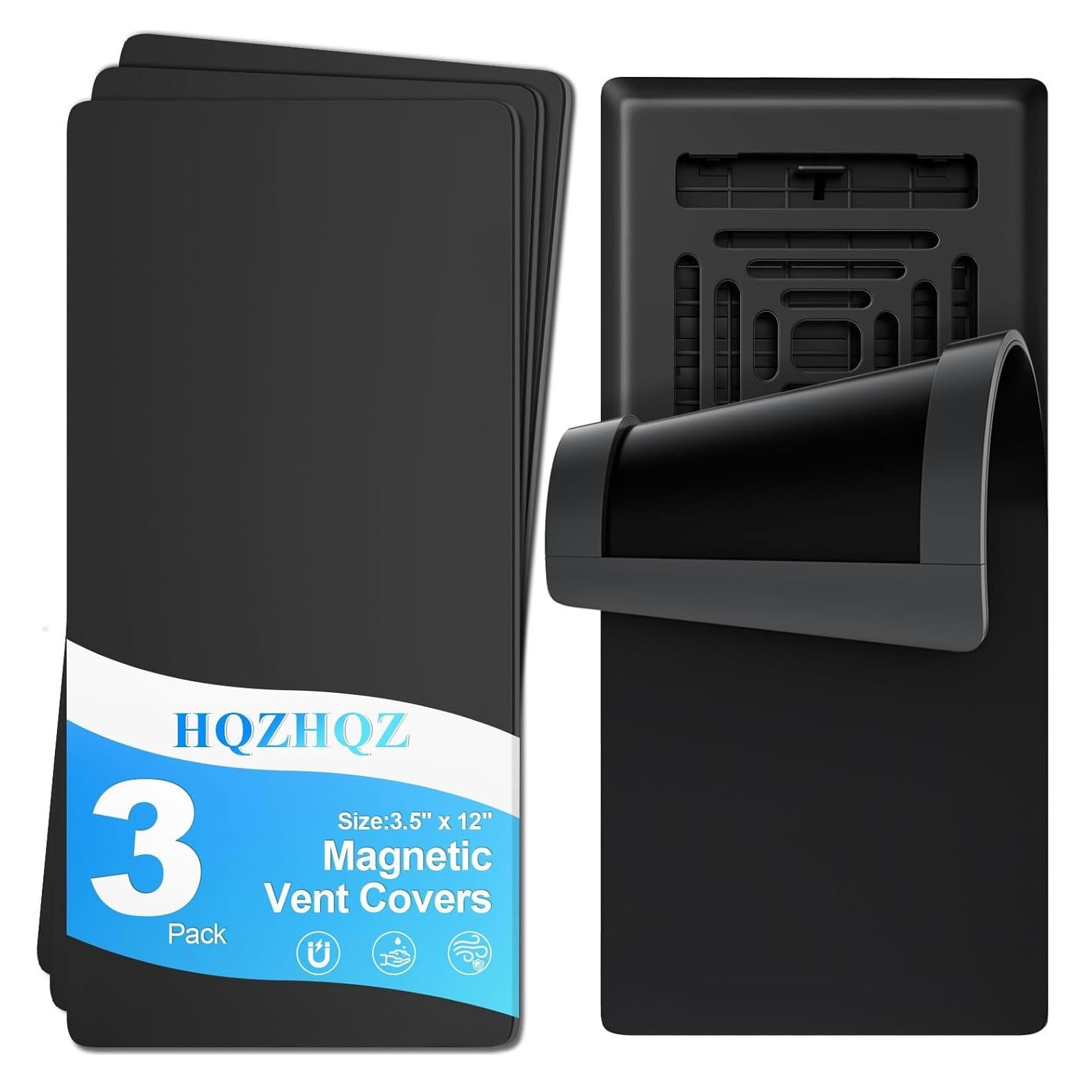 Cubiertas Magnéticas para Ventilación de Piso HQZHQZ 3 Pzas 8.9x30.5cm