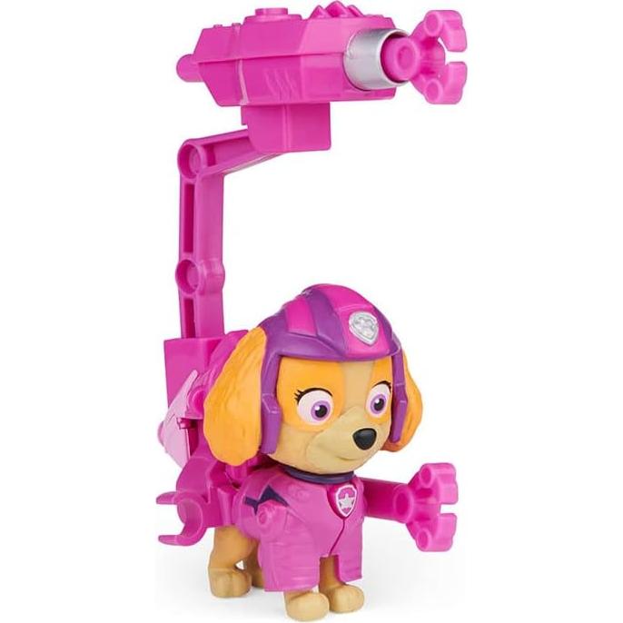 Figura Coleccionable Skye PAW Patrol con Mochila y Proyectiles