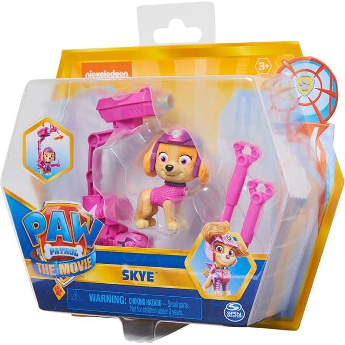 Figura Coleccionable Skye PAW Patrol con Mochila y Proyectiles