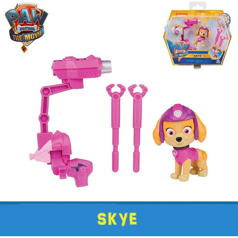 Figura Coleccionable Skye PAW Patrol con Mochila y Proyectiles