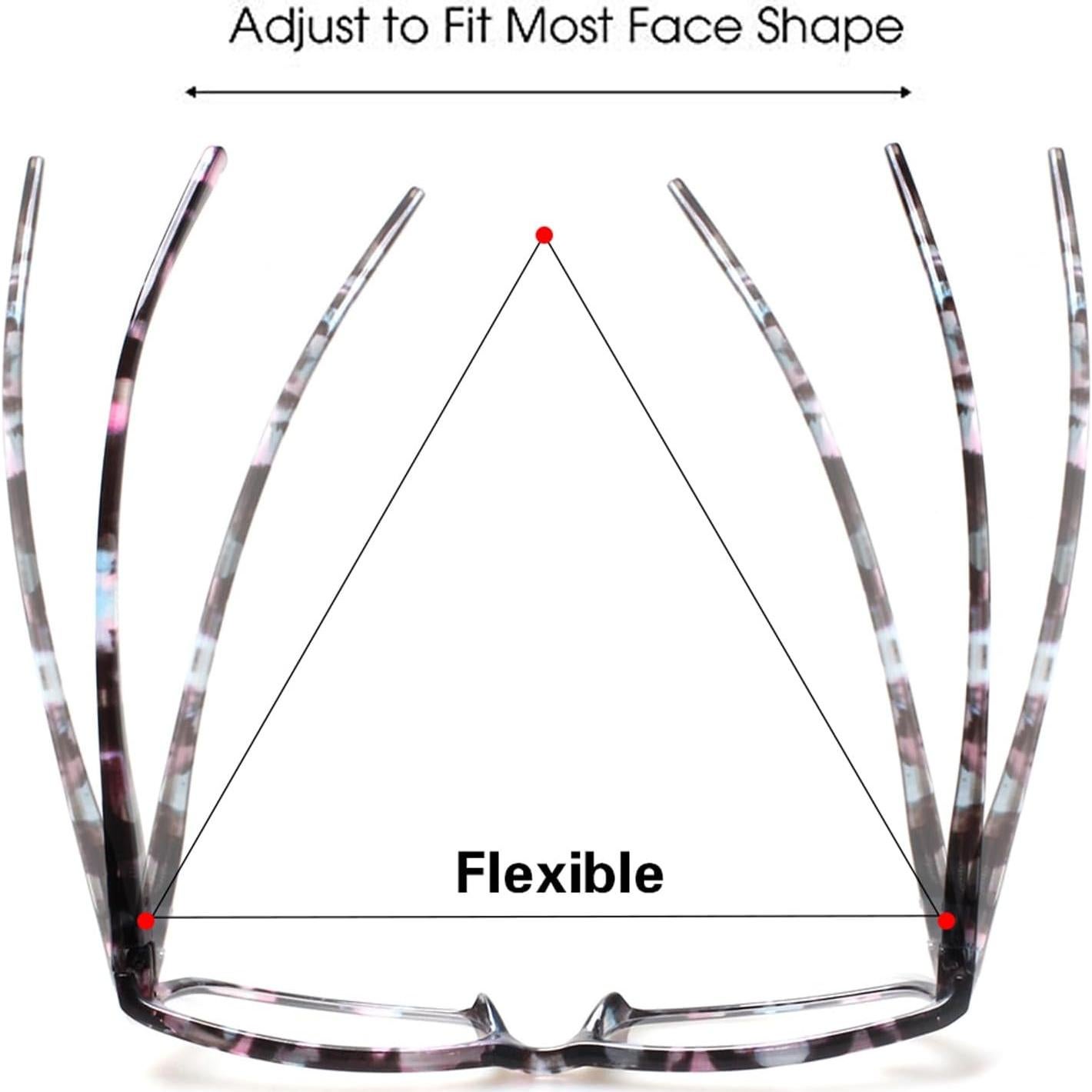 Gafas de lectura Kerecsen 5 pares unisex con bisagra