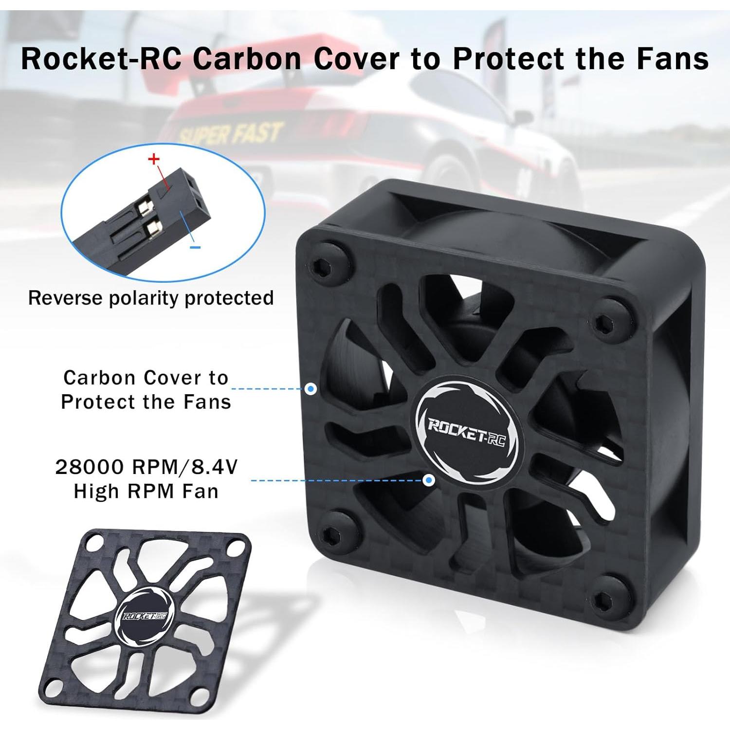 Ventilador de Enfriamiento RC Surpass Hobby 30mm 27000 RPM