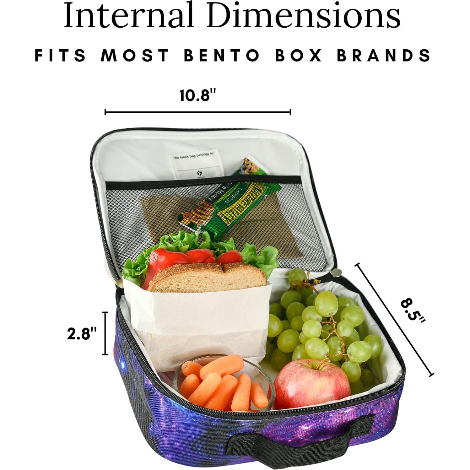 Caja de Almuerzo Aislada Fenrici Sirena Aqua 27.4x21.6cm