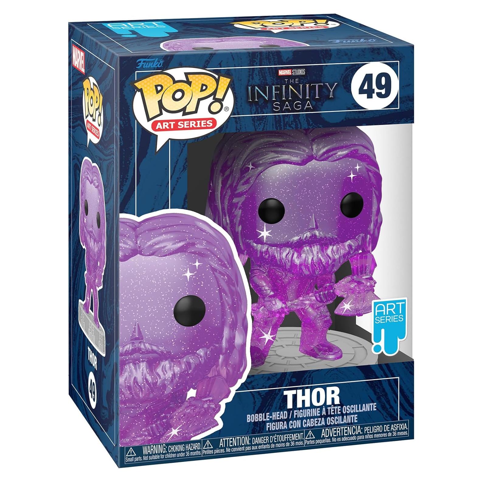 Funko POP Thor Art Series - Marvel Saga del Infinito 12cm