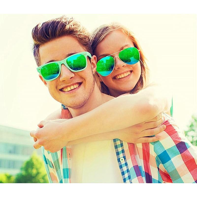 Gafas de sol retro Eyegla 8 Pack UV400 para adultos