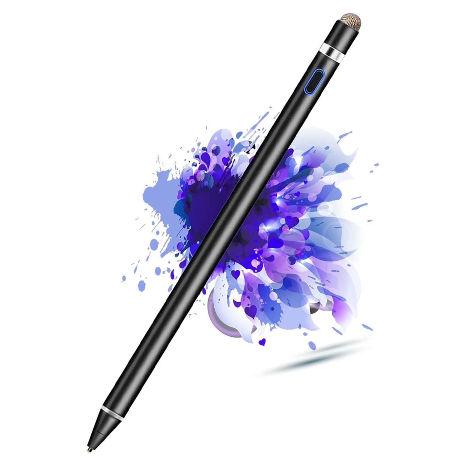 Lápiz Estilográfico Luntak Negro para iPad y Android 1.45mm