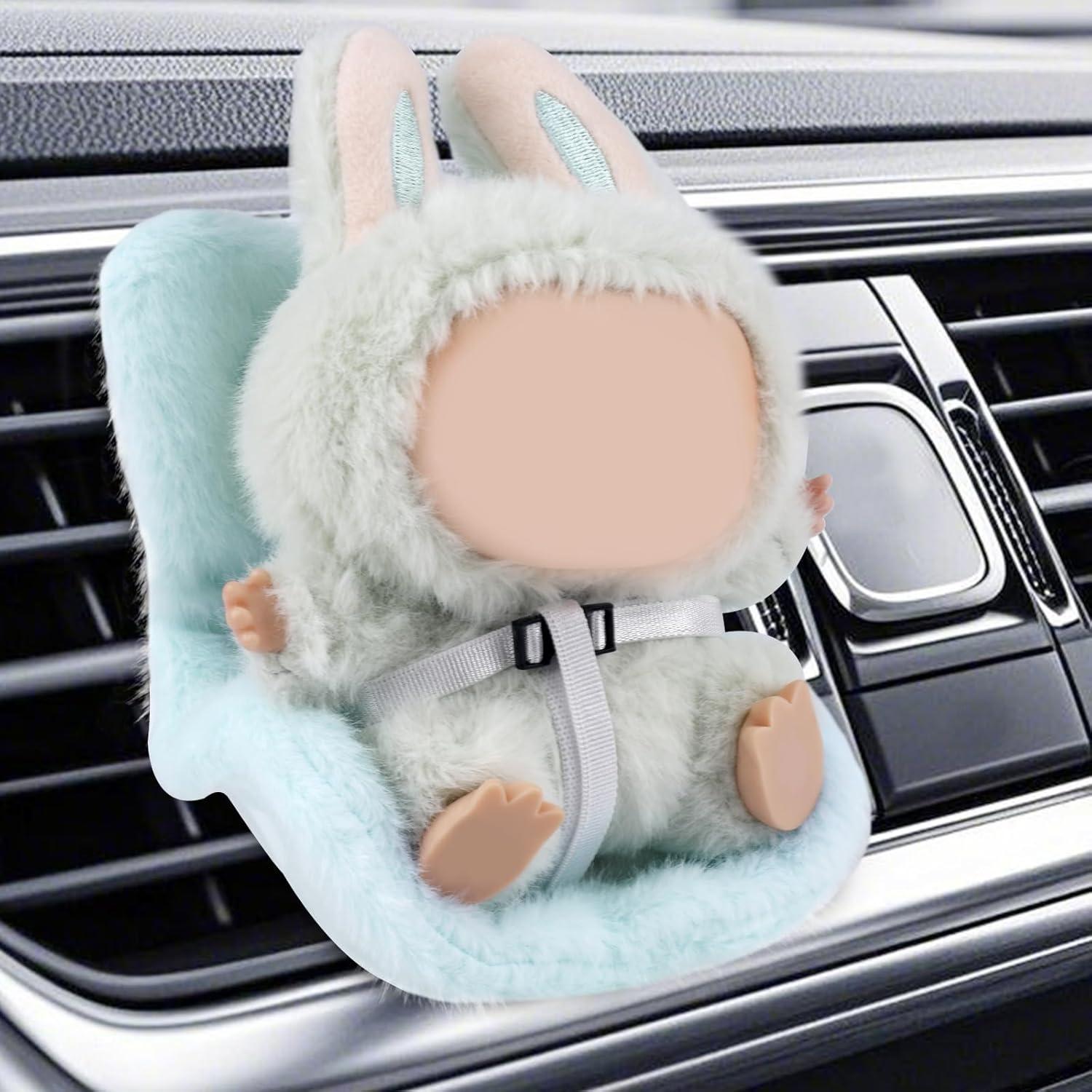 Asiento de coche para muñecas BOXOB 11.7x10.3x9.1cm Azul