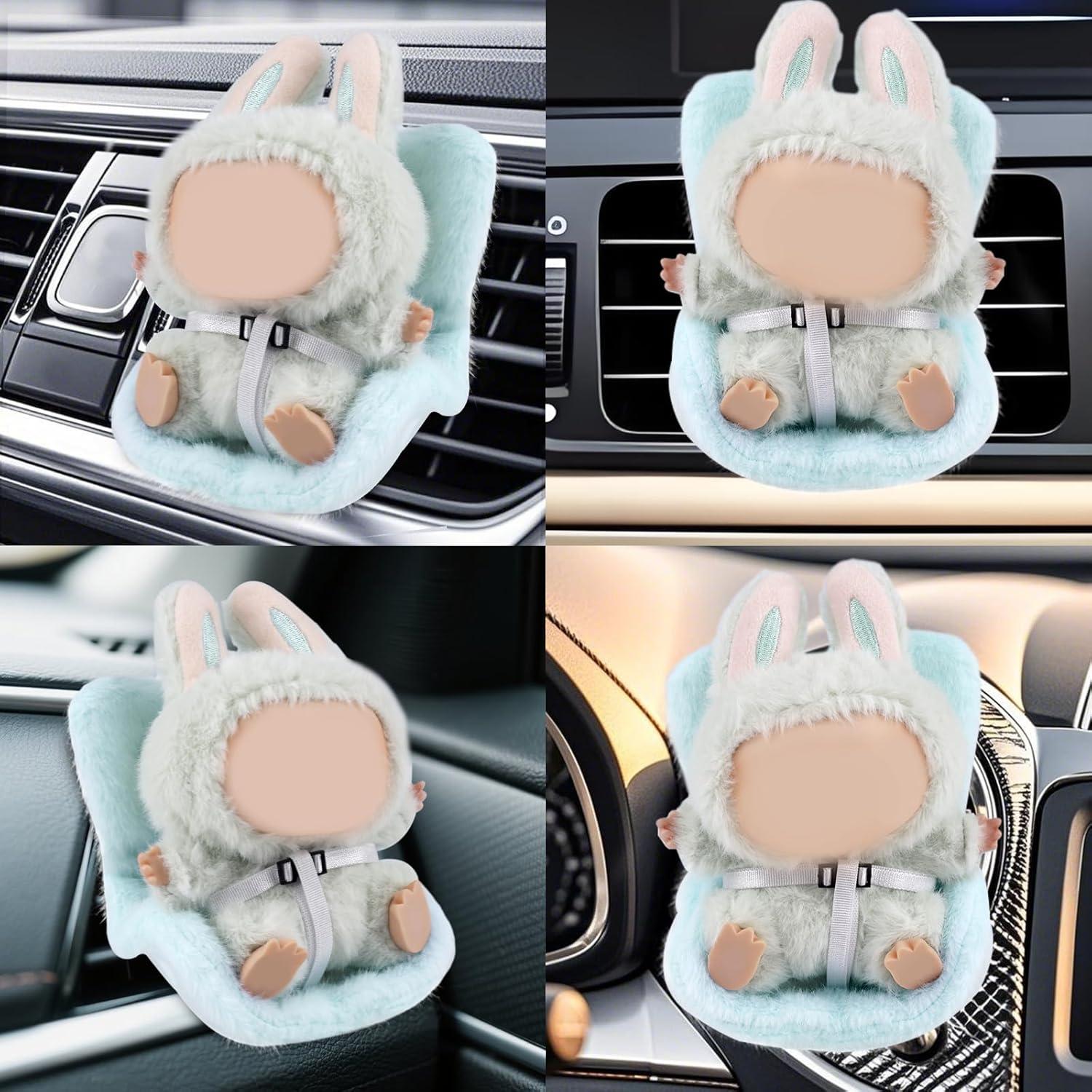 Asiento de coche para muñecas BOXOB 11.7x10.3x9.1cm Azul