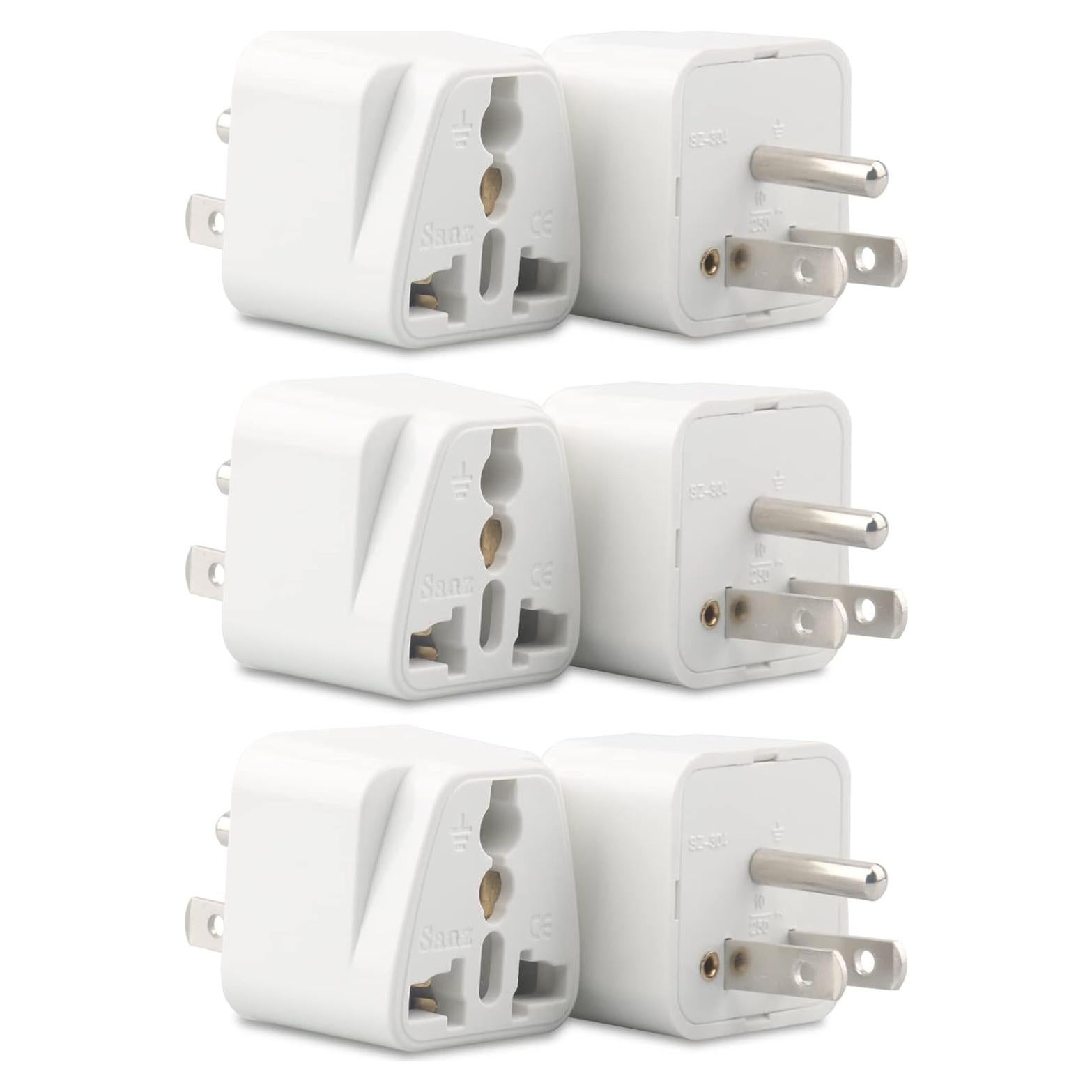 Adaptador de Enchufe Universal TiKeTaoKe - Paquete de 6