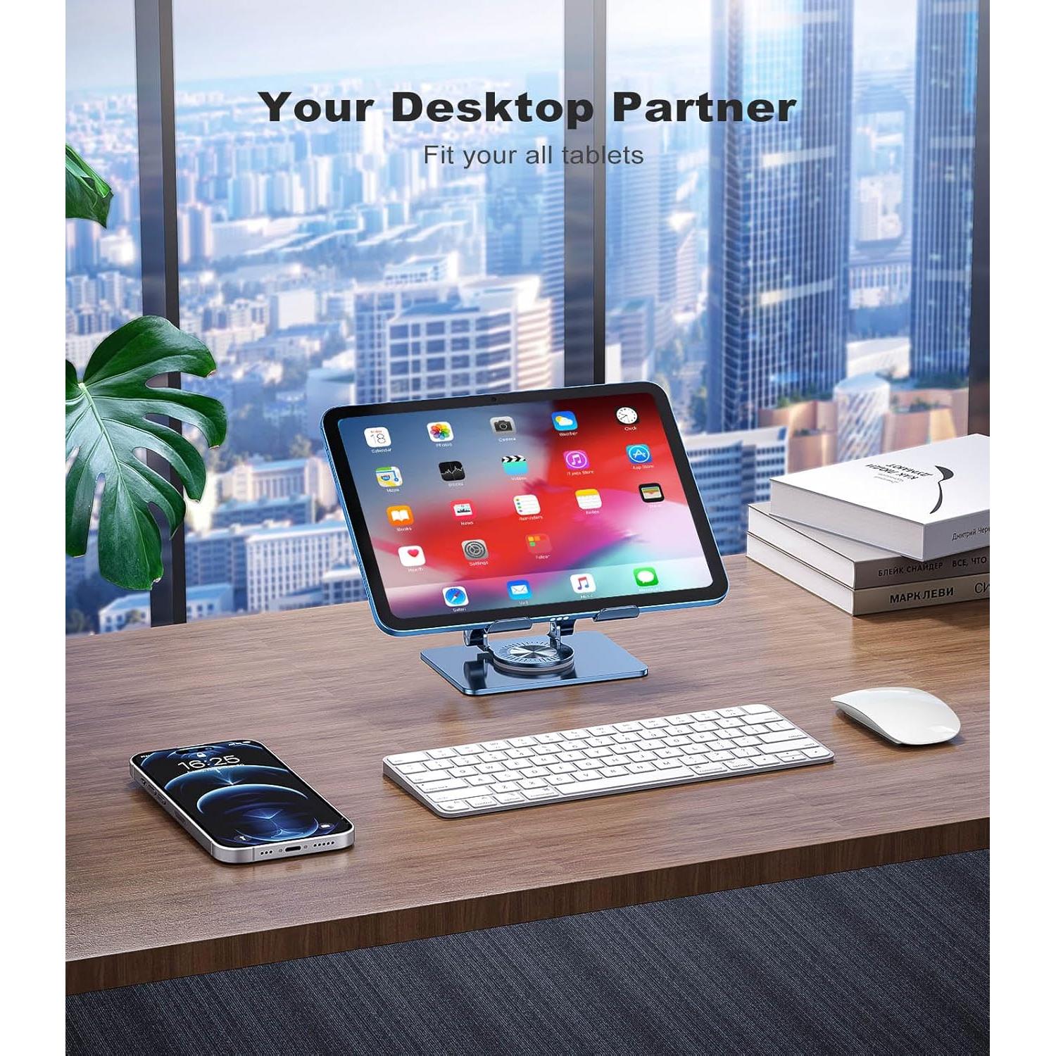 Soporte para Tableta JOIOT ST02 Ajustable 360° Azul