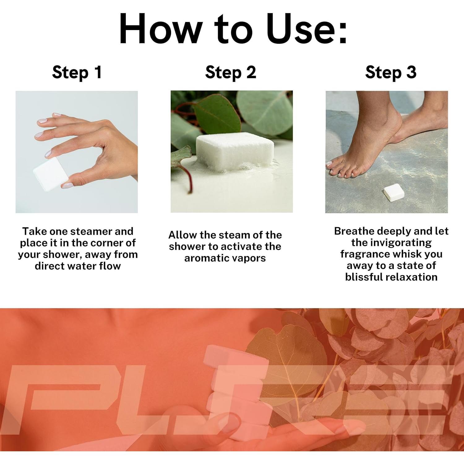 Bomba de Ducha Deportiva Pure Athlete Eucalipto y Mentol