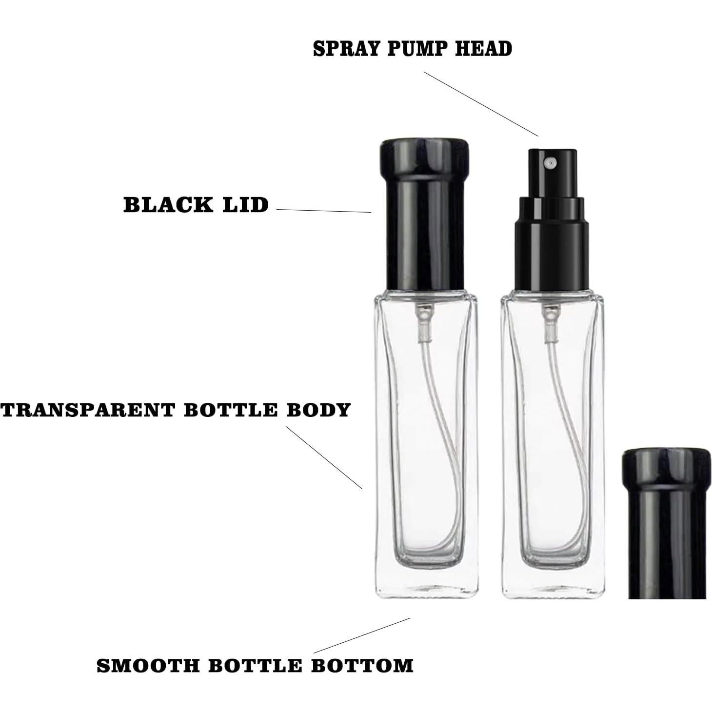 8 Botellas de Spray de Perfume AGENIZ 10ml Vidrio Reutilizables