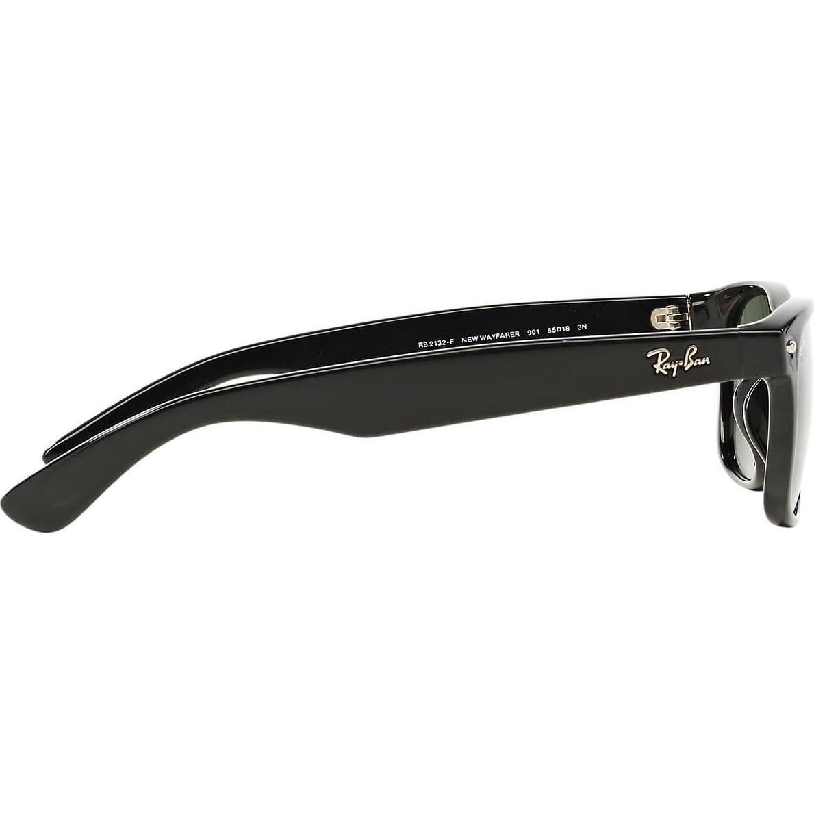 Gafas de sol Ray-Ban New Wayfarer 55mm Negro G-15 Verde