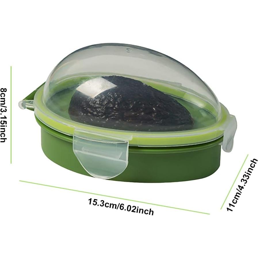Conservador de Aguacate EKDJKK Reutilizable 15.3x11x8 cm Verde
