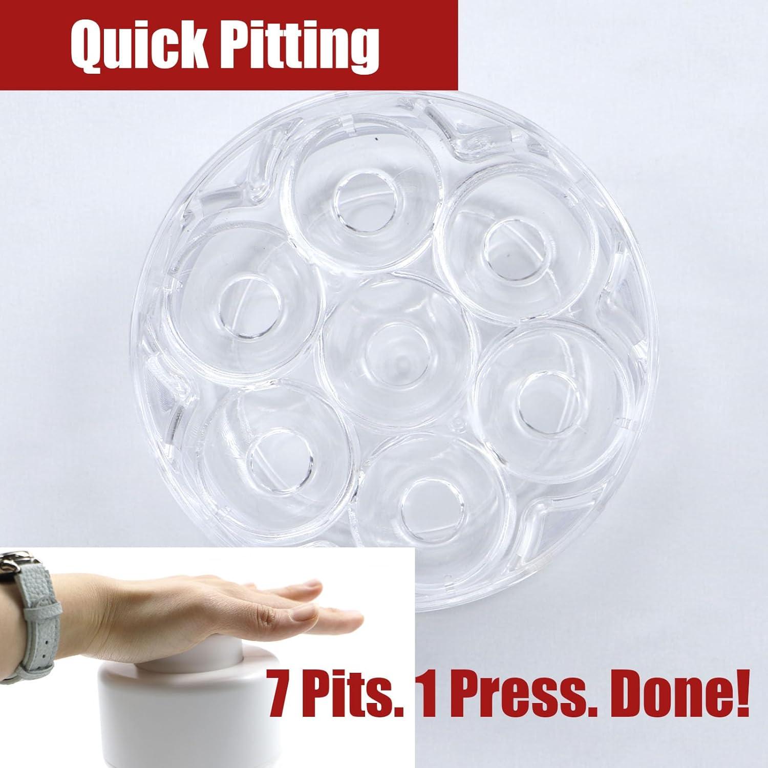 Deshuesadora de Cerezas Little Syohe 7 Agujeros Roja