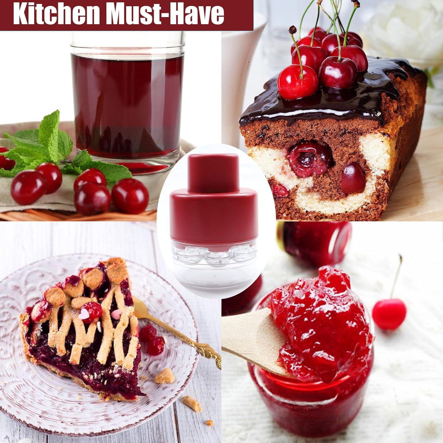 Deshuesadora de Cerezas Little Syohe 7 Agujeros Roja