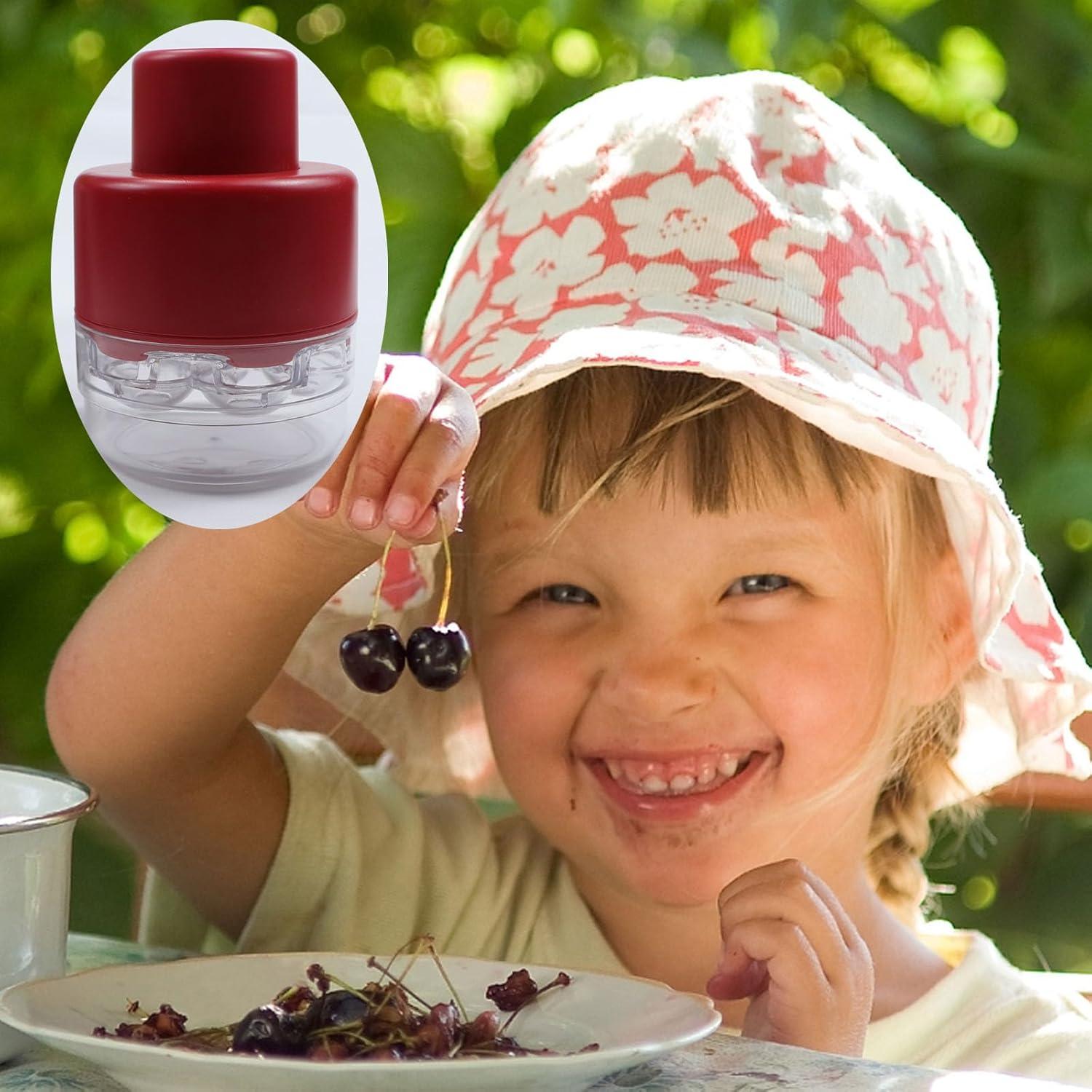 Deshuesadora de Cerezas Little Syohe 7 Agujeros Roja