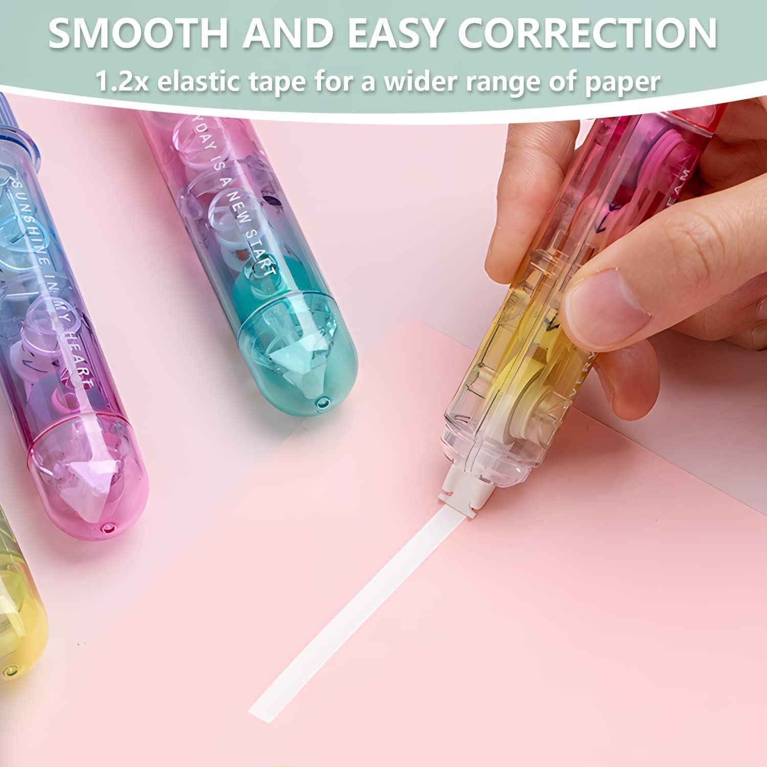 Cinta Correctora 2 en 1 BITOSEE Blanca con Dispensador