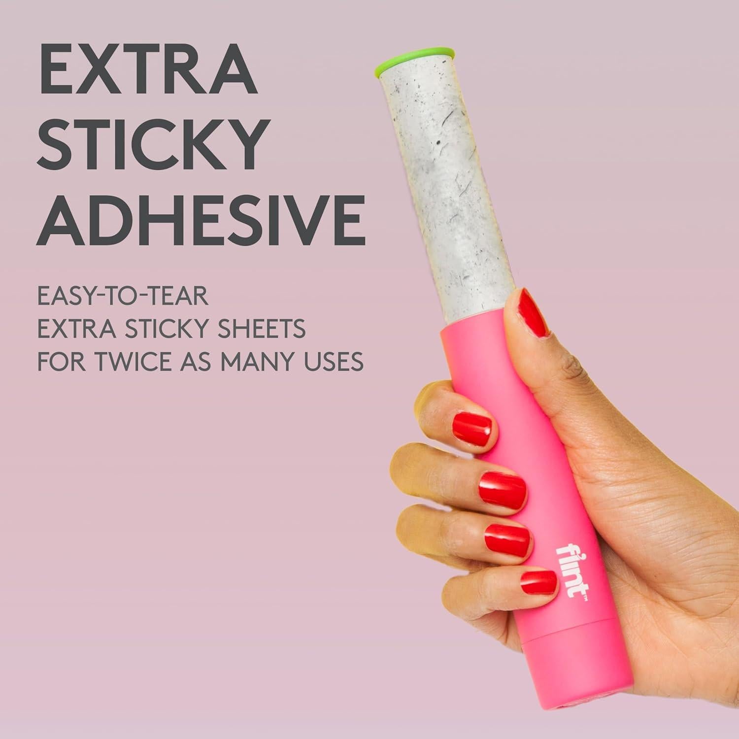 Recarga Rodillo Quitapelusas Flint - 2 Unidades Extra Pegajosas