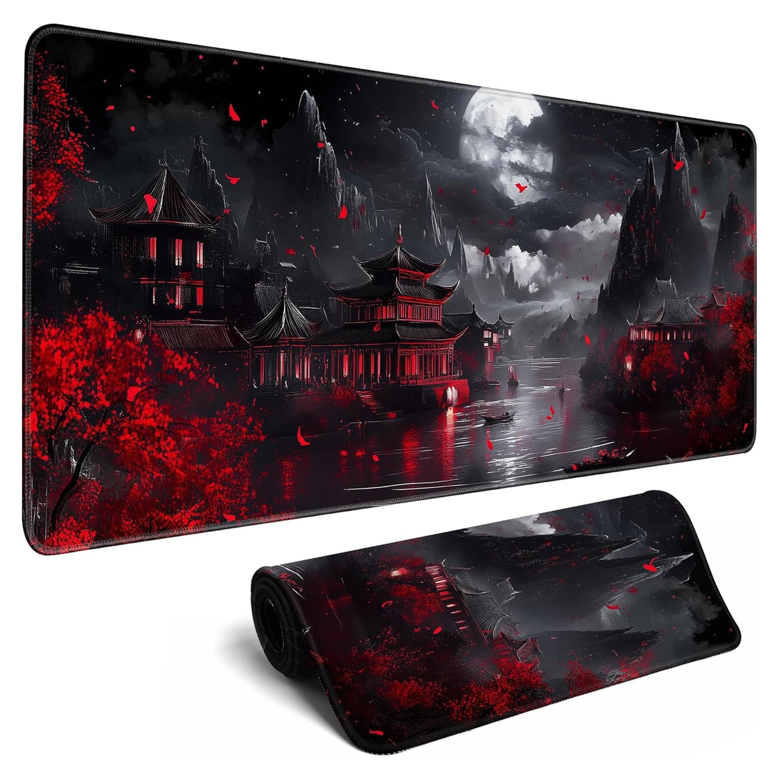 Alfombrilla de escritorio MiaVibte XL 80x30 cm luna río