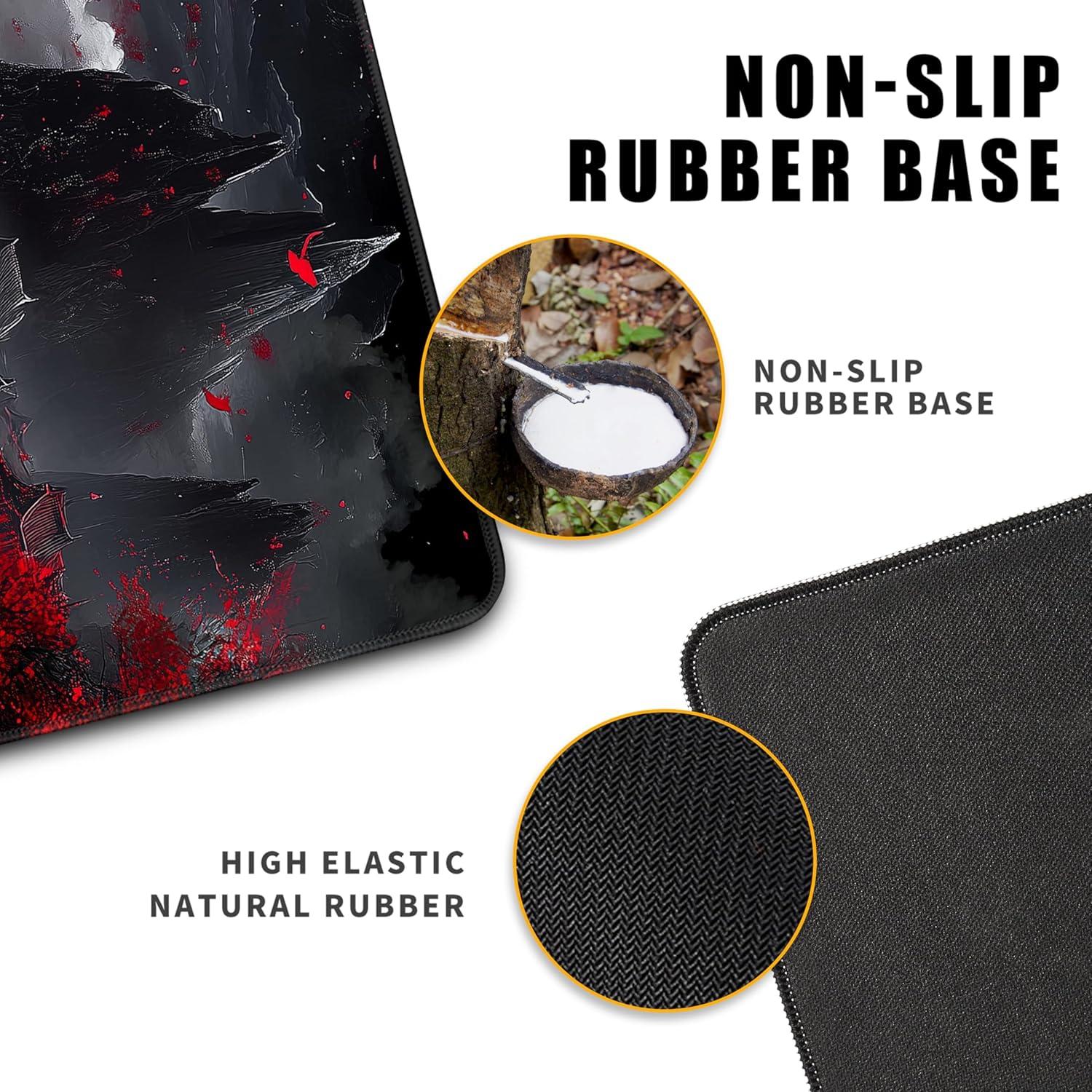 Alfombrilla de escritorio MiaVibte XL 80x30 cm luna río