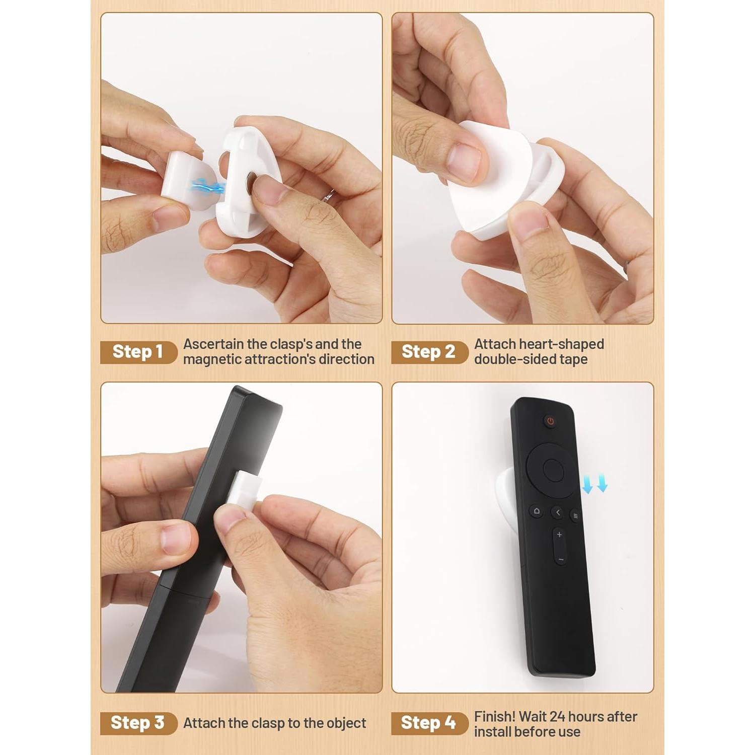 Soporte Magnético para Control Remoto Gliship 10 Piezas Rojo