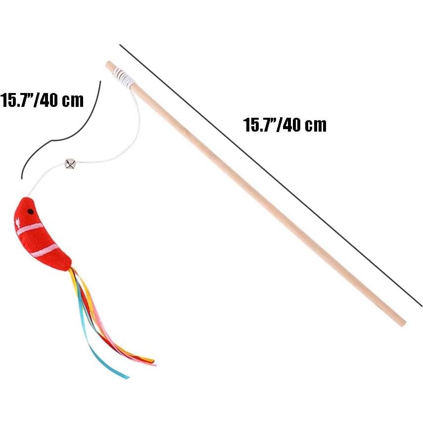 Varitas Interactivas para Gatos IUHKBH - 3 PCS con Catnip