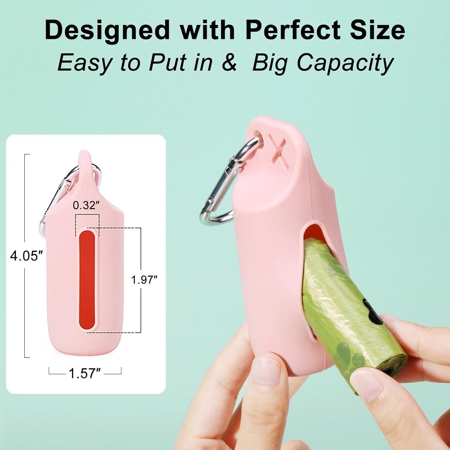 Dispensador de bolsas de excremento para perro USHARP azul