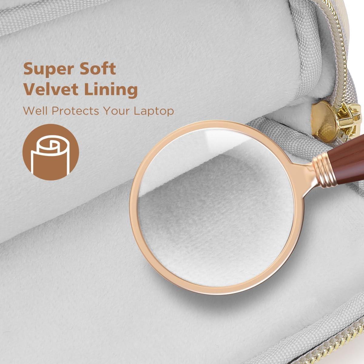 KIZUNA Funda para Laptop 13.6" MacBook Air M2 Beige