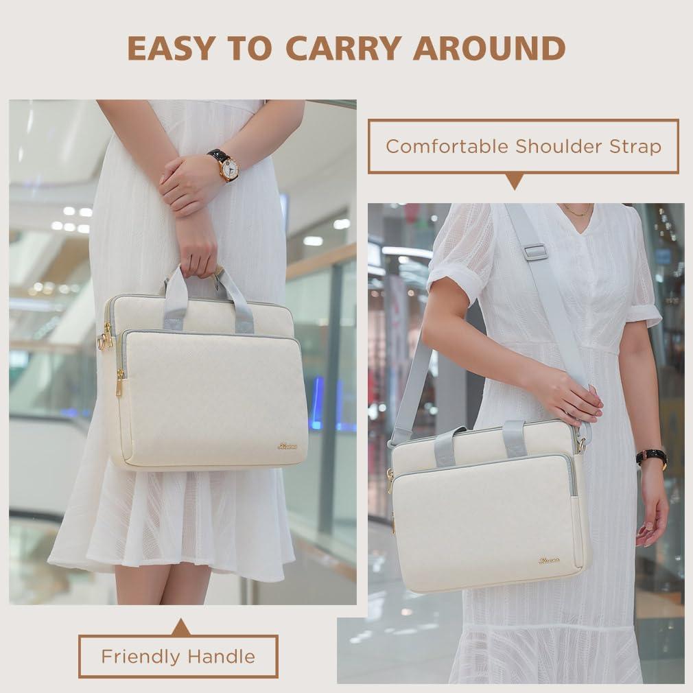 KIZUNA Funda para Laptop 13.6" MacBook Air M2 Beige