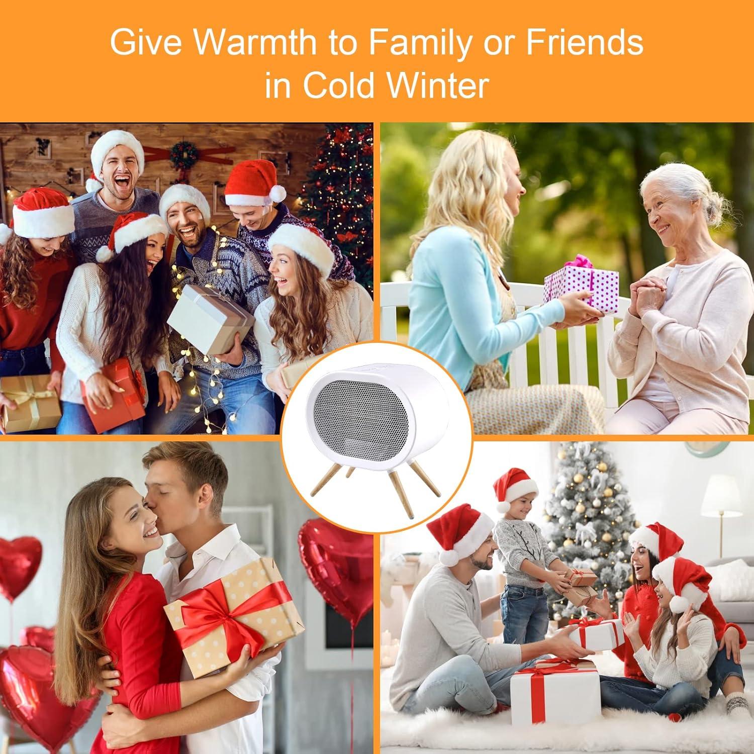 Calentador de Espacio F.EASY.D 1000W Cerámico Portátil