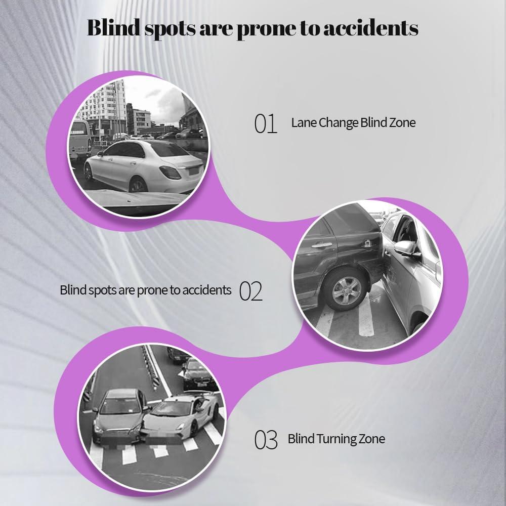 Espejo Convexo de Punto Ciego RGOAANC 5.8cm Ajustable 360°