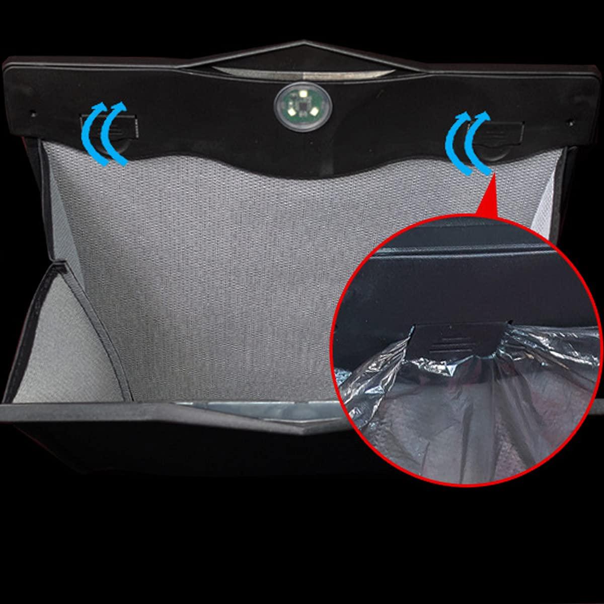 Bolsa de Basura para Auto AOWIS con LED Inteligente Impermeable