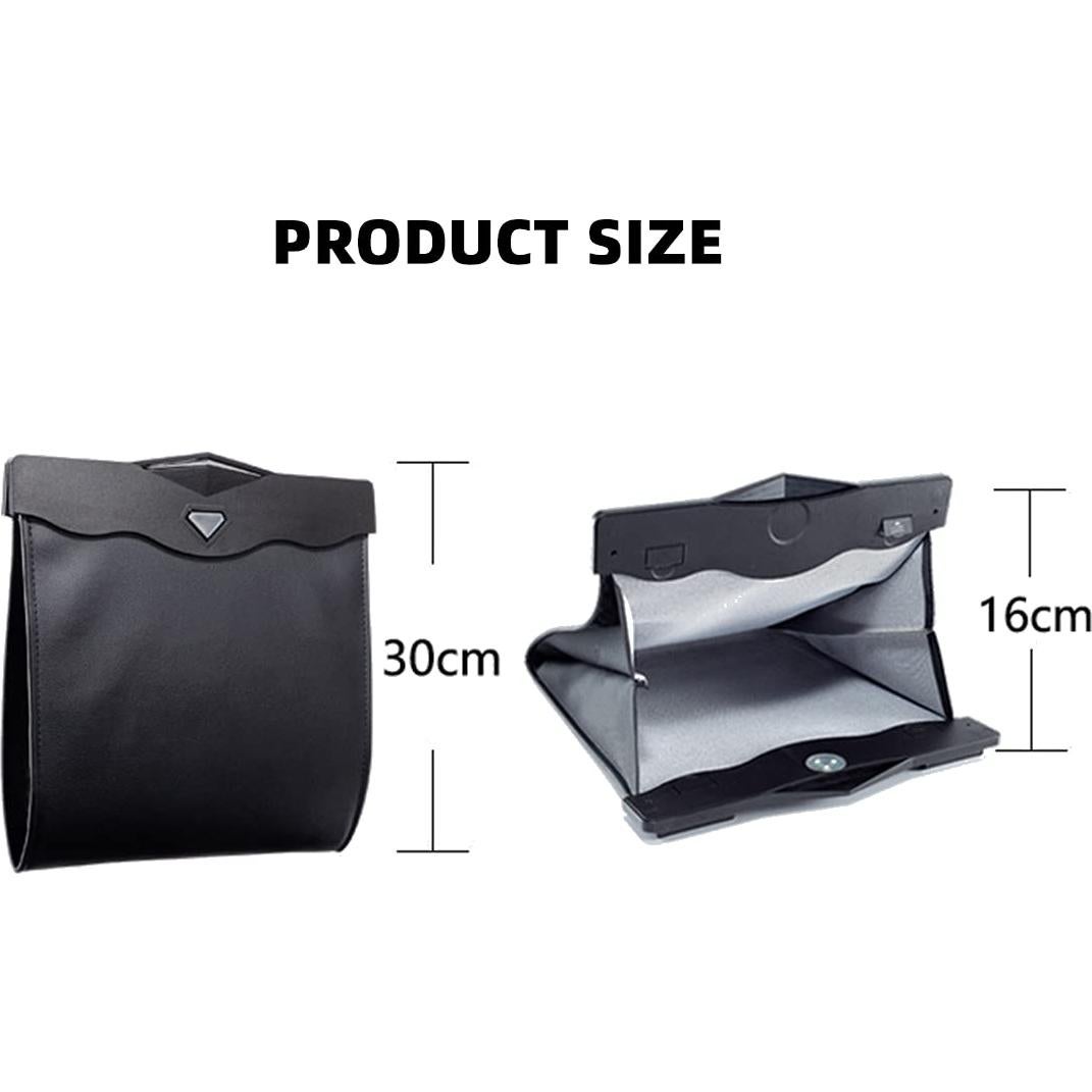 Bolsa de Basura para Auto AOWIS con LED Inteligente Impermeable