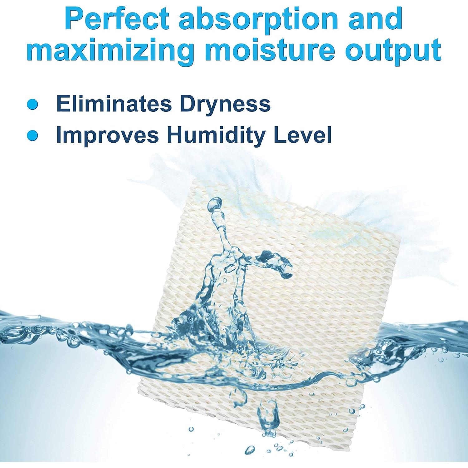 Filtro de Mecha HQRP para Humidificadores Bionaire - Paquete de 3