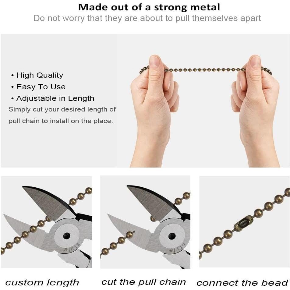 Extensor de cadena de tirón Aoprofree bola ámbar 30.48 cm