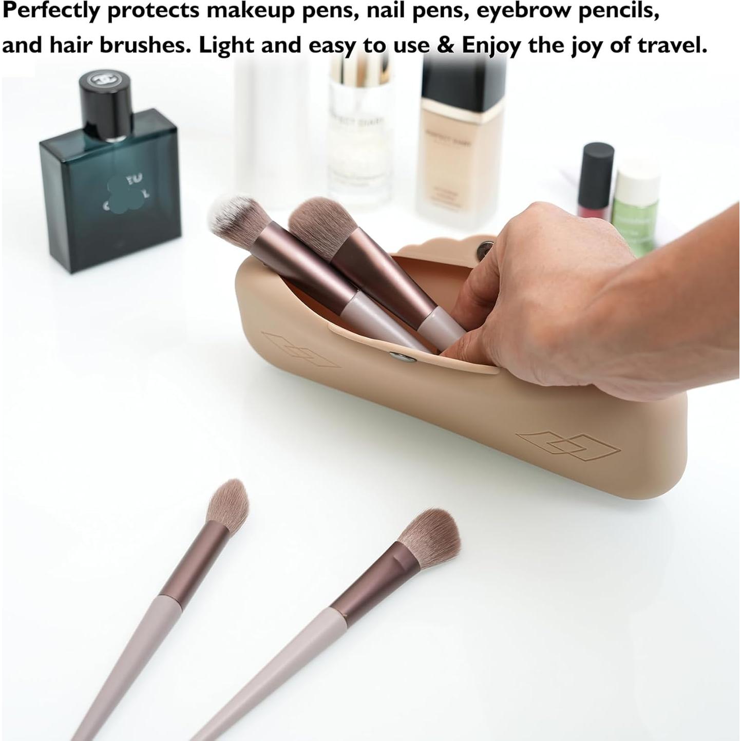 Estuche de Silicona para Brochas de Maquillaje Samilalago