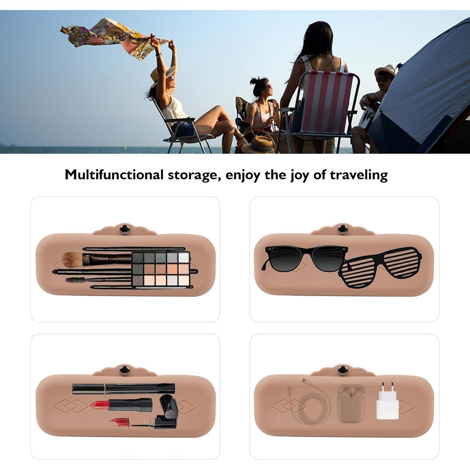 Estuche de Silicona para Brochas de Maquillaje Samilalago