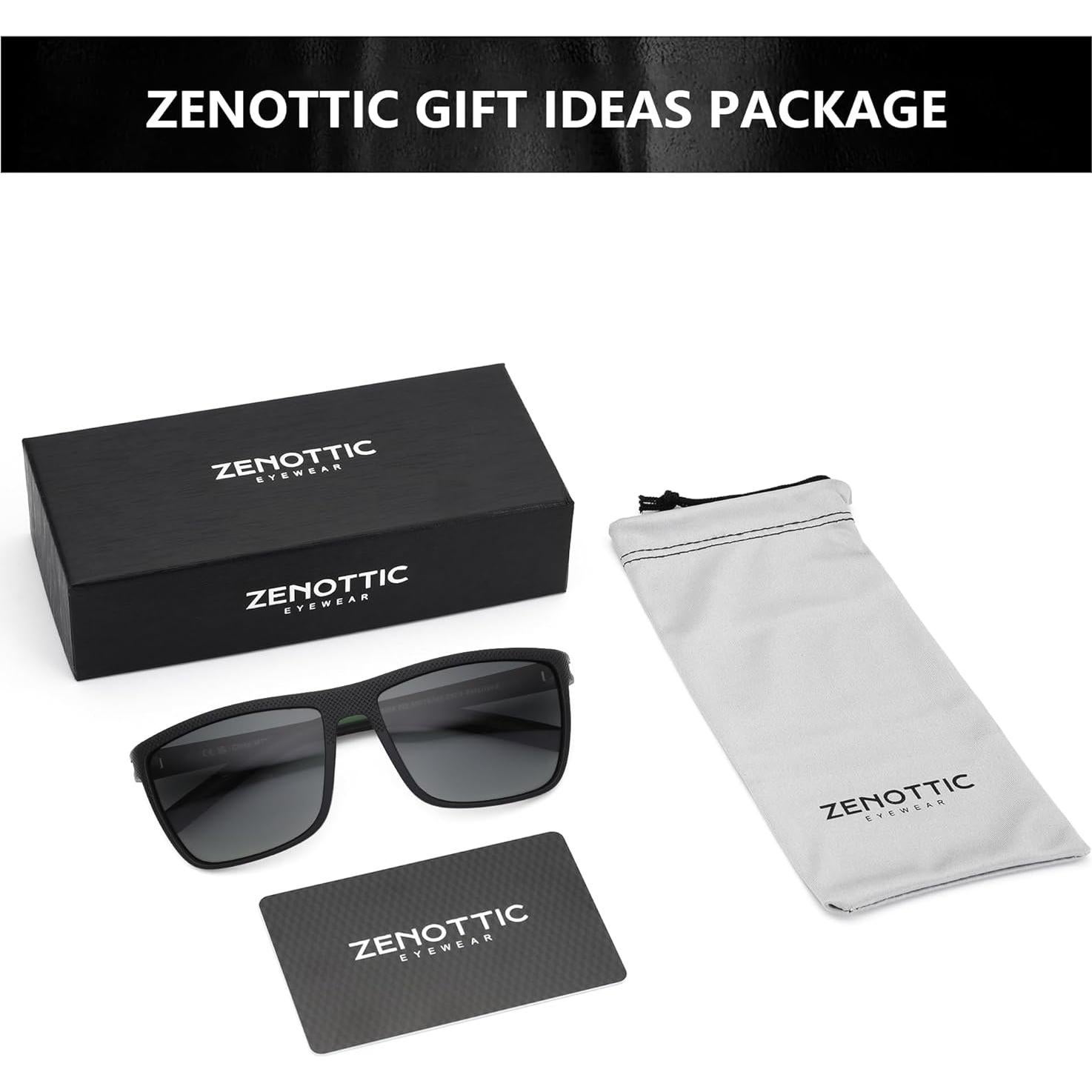 Gafas de sol ZENOTTIC para hombres con marco TR90 UV400