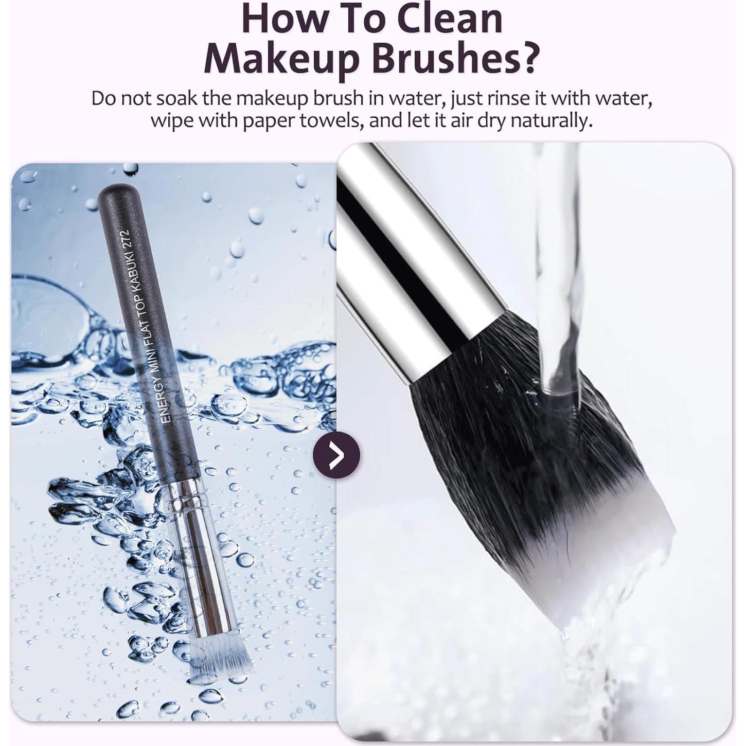 Pincel de Corrector ENERGY 272 Pequeño Plano Cerdas Sintéticas