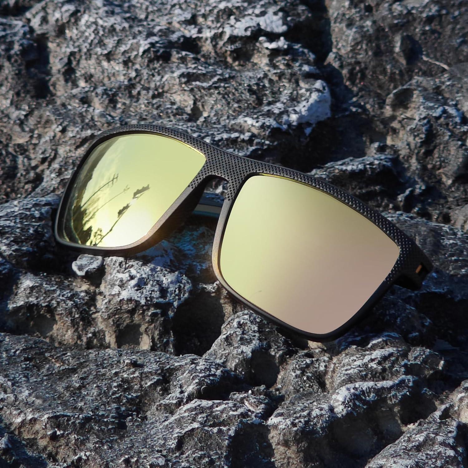 Gafas de sol ZENOTTIC para hombres TR90 UV400 polarizadas