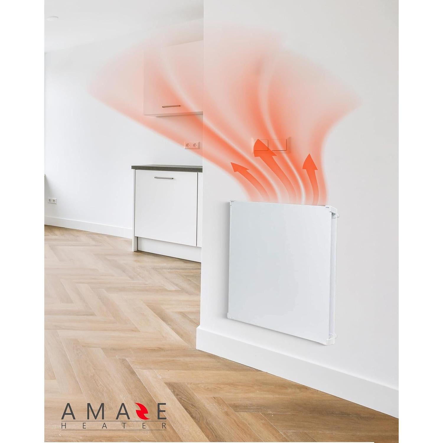 Calentador Eléctrico de Pared Amaze DUAL 400W para 18.58 m²