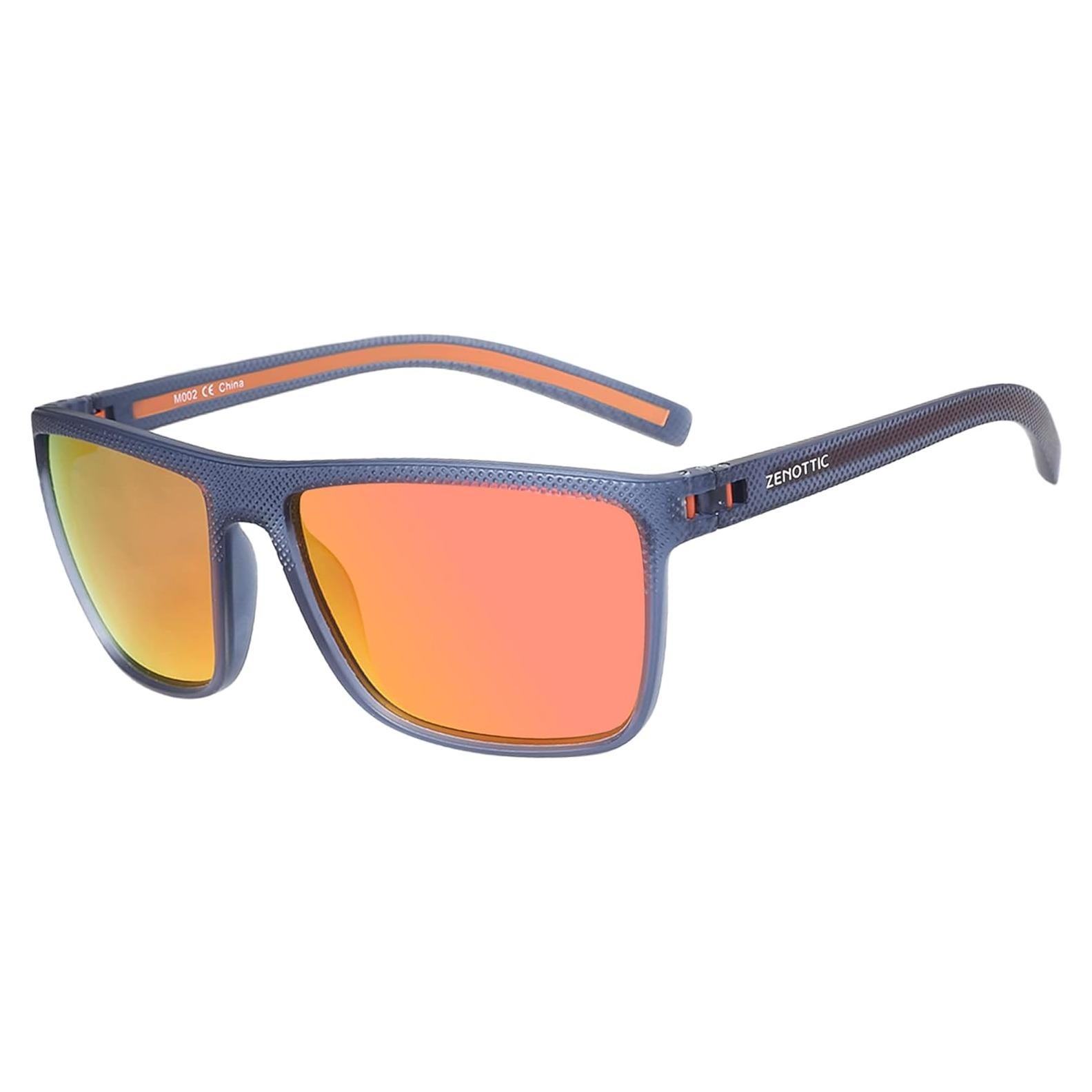 Gafas de sol ZENOTTIC para hombres TR90 UV400 polarizadas