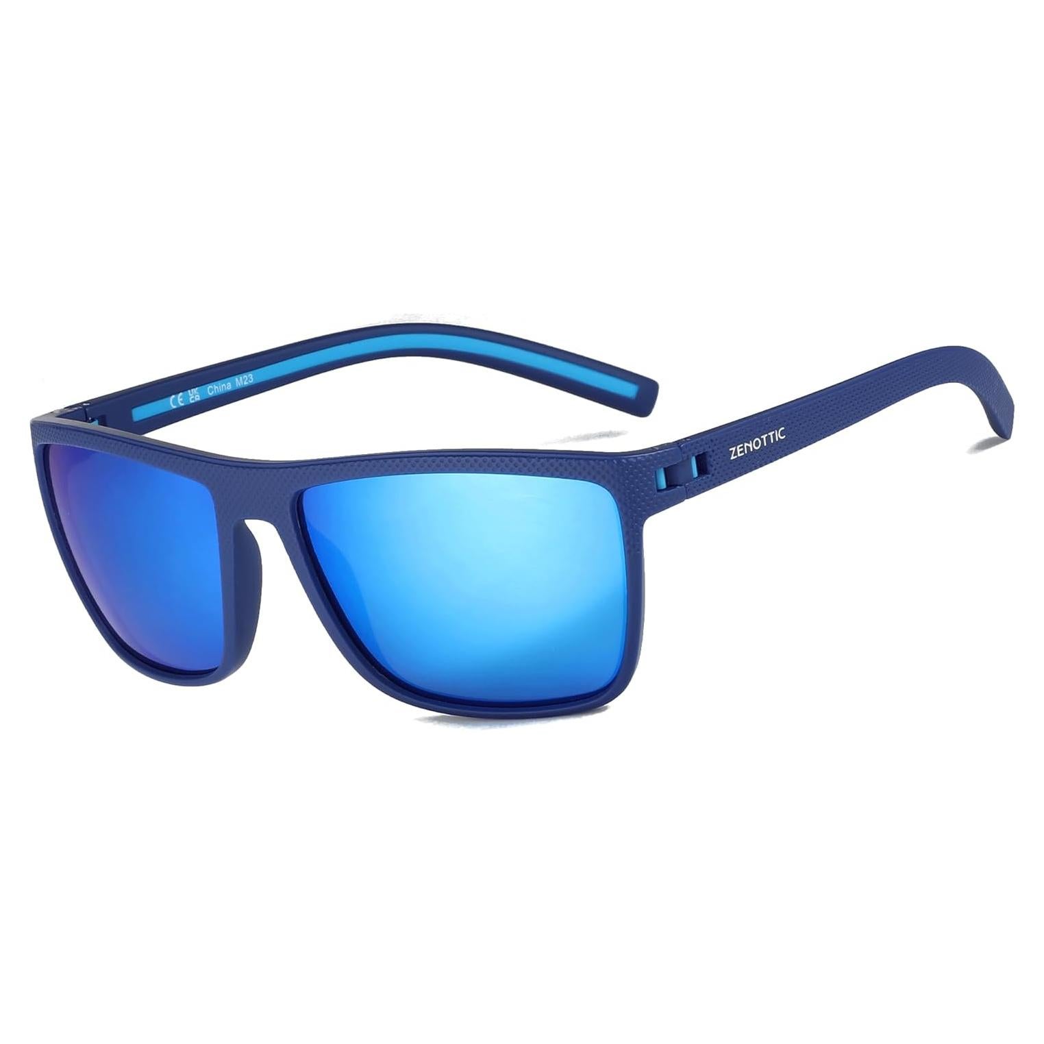 Gafas de sol ZENOTTIC para hombres TR90 UV400 polarizadas