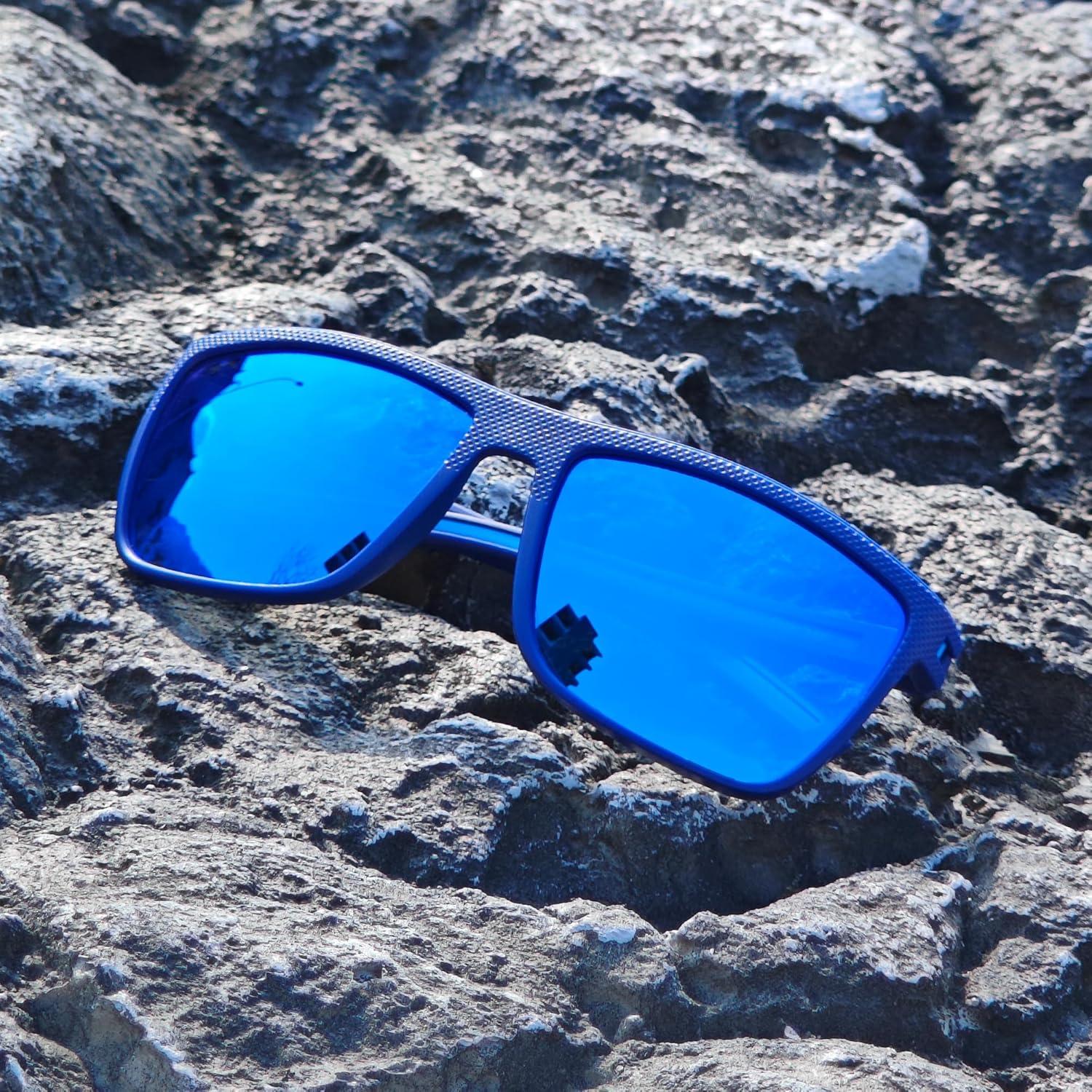 Gafas de sol ZENOTTIC para hombres TR90 UV400 polarizadas