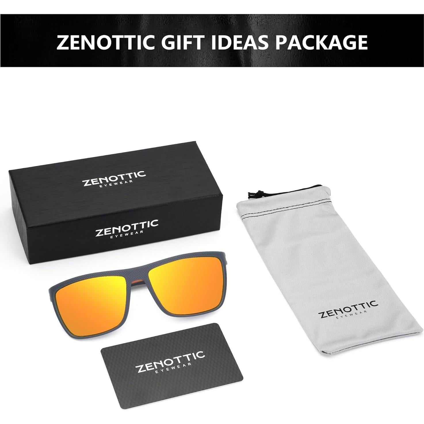 Gafas de sol ZENOTTIC TR90 polarizadas UV400 para hombres