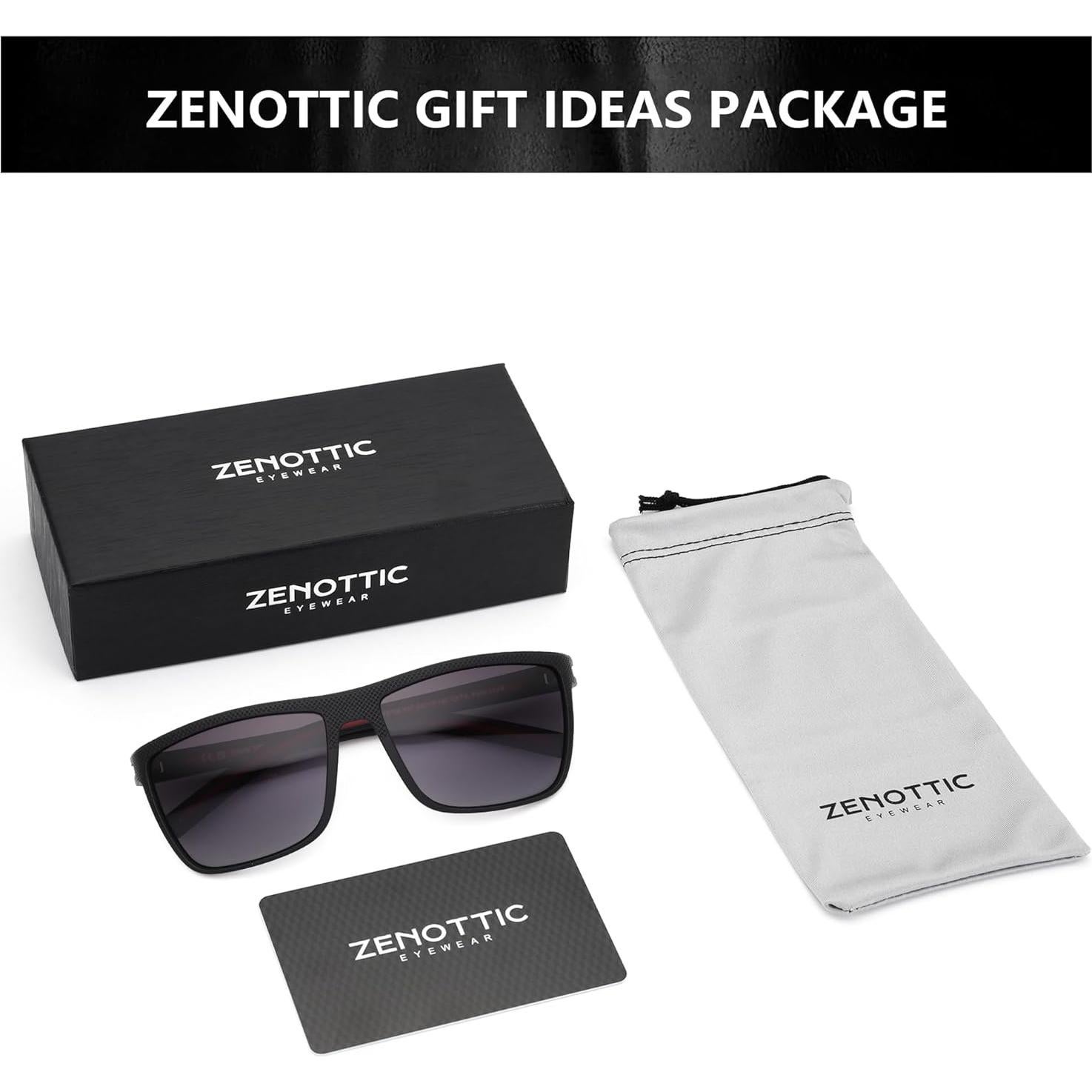 Gafas de sol ZENOTTIC para hombres TR90 UV400 ligeras